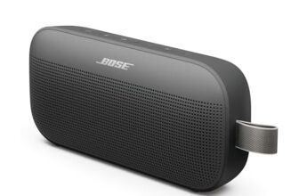 Bose SoundLink Flex SE Tragbarer Bluetooth Lautsprecher (2. Gen.), Tragbarer Outdoor Lautsprecher, wasserdicht & staubdicht, mit naturgetreuem Klang, Ohne Mikrofon, bis zu 12 h Akkulaufzeit, Schwarz