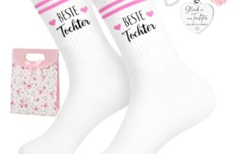 PIujsym Mutter Tochter Geschenk Set, Beste Tochter Socken mit Schlüsselanhänger Geschenkbox, Tochter Geschenke von Mama, Geschenk für Tochter Geburtstag Weihnachten, Geschenke für Tochter Mädchen