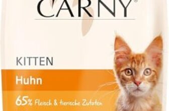 animonda Carny Kitten Huhn (1,75 kg), Kitten Trockenfutter für wachsende Kätzchen, Katzenfutter ohne Getreide und Zucker, Katzentrockenfutter mit 65 % Fleisch und tierischen Zutaten