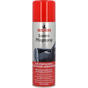 NIGRIN Gummipflege-Spray, Pflege für Gummiteile am Auto, pflegt und schützt nachhaltig, 300 ml, 1 Packung