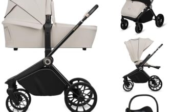 LIONELO Mika Plus 3in1 Buggy 0-48 Monate bis zu 22 kg Babywagen bis zu 9 kg