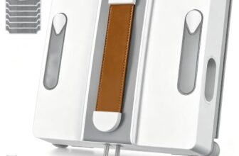 KISABAER Fensterputzroboter 7000Pa,Fensterroboter mit 4 Sprühdüsen,6 Tücher