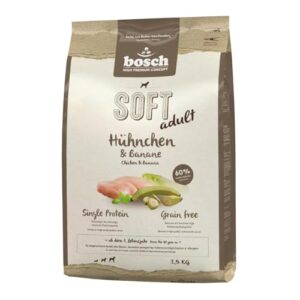 Bosch HPC Soft Hundefutter halbfeucht, Hühnchen & Banane, 2,5 kg