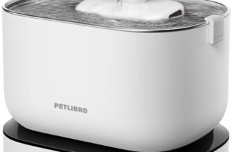 PETLIBRO Katzenbrunnen Kabellos mit Bewegungsmelder Dockstream Trinkbrunnen für Katze Kabellos, Batteriebetrieben Katzen Trinkbrunnen mit Akku 5000mAh, 23dB Ultraleise, Einfache Reinigung, BPA-frei