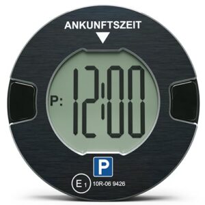 OOONO P-DISC NO1 – Elektronische Parkscheibe mit Zulassung fürs Auto – Automatische Digitale Parkscheibe Elektrisch mit Zulassung vom KBA nach StVO – Elektrische Parkuhr Auto zugelassen