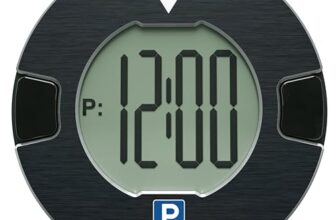 OOONO P-DISC NO1 – Elektronische Parkscheibe mit Zulassung fürs Auto – Automatische Digitale Parkscheibe Elektrisch mit Zulassung vom KBA nach StVO – Elektrische Parkuhr Auto zugelassen