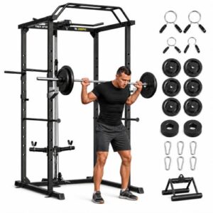 TREX SPORT Power Rack Multipresse mit Latzug Dip-Station bis 120kg TX-500PC