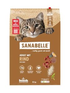 Sanabelle Classic Rind | Katzentrockenfutter für ausgewachsene Katzen (ab dem 12. Monat) | 1 x 10 kg (Neu)