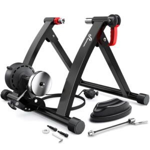 Sportneer Trainingsständer für Fahrrad – Magnetische Halterung für Fahrradtraining aus Stahl mit geräuschreduzierendem Rad (
