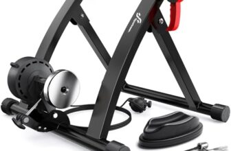 Sportneer Trainingsständer für Fahrrad – Magnetische Halterung für Fahrradtraining aus Stahl mit geräuschreduzierendem Rad (