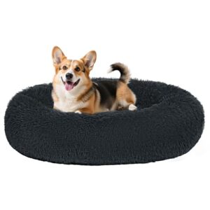 HMTOPE Orthopädisches Hundebett Rund, Katzenbett, Waschbar Kissen, 70x50cm