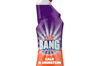 CILLIT BANG WC-Power Gel Kalk- & Urinstein Zerstörer – Kraftvoller WC-Reiniger – 1 x 750 ml