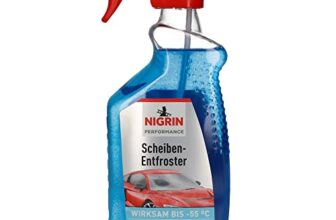 NIGRIN Scheiben-Entfroster 500ml Sprühflasche, Scheiben-Enteiser-Spray, Pumpzerstäuber, wirksam bis -55° C, verhindert Wiedervereisung
