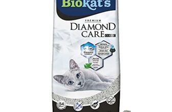 Biokat’s Diamond Care Classic Katzenstreu ohne Duft – Feine Klumpstreu aus Bentonit mit Aktivkohle und Aloe Vera – 1 Sack (1 x 10 L)