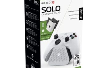 Gioteck Solo Ladestation für 1 Xbox Series X|S und Xbox One Wireless Controller mit austauschbaren Frontplatten (2)