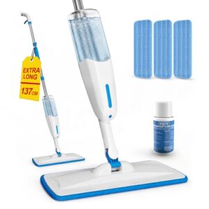 Enigma Wischer mit Sprühfunktion, Extra-Long 137 cm, Wischmopp