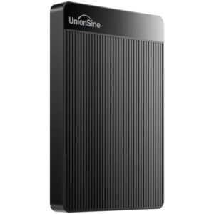 UnionSine Externe Festplatte 500GB ultradünn tragbar 2,5 Zoll USB 3.0, SATA