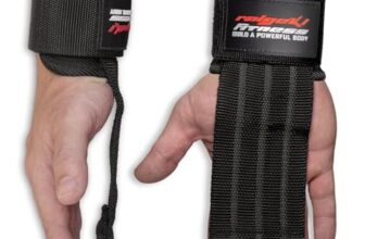 Fast Grip Zughilfen Krafttraining (+Trainingspläne) Profi Schnellverschluss mit Metall-Bolzen für Powerlifting, Crossfit & Fitness – lifting straps für Frauen und Männer (Schwarz)