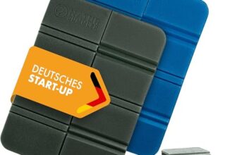 NATURBUMMLER Sitzkissen Outdoor faltbar 2er Set, Thermo, wasserdicht