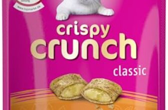 Vitakraft Crispy Crunch Classic, Katzen Leckerli, knuspriger Katzensnack gefüllt mit Geflügel, im wiederverschließbaren Beutel, ohne Zusatz von Zucker (1x 60g)