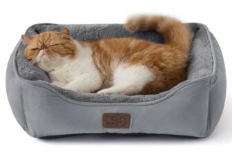 BEDSURE Katzenbett waschbar Katzen Bettchen 51x41cm