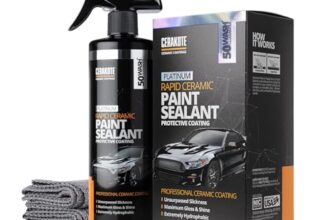 CERAKOTE Platinum Rapid Keramik-Farbversiegelungsspray, 400 ml Flasche, maximaler Glanz und Glanz, extrem wasserabweisend, unübertroffene Glätte, Keramiksprühbeschichtung, 50 Waschstufen