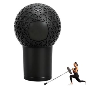 KUWUNG Landmine Aufsatz für Langhantel 10cm, Lochdurchmesser 2 Zoll, Robuste Tragbare 360° Langhantel Zubehör Landmine für Rudern,Barbell Attachment Rowing Platform Landminen T-Bar Rowing