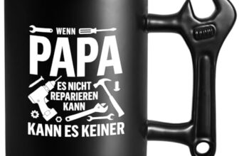 Papa Tasse mit Schraubenschlüssel Griff, Geburtstagsgeschenk für Papa
