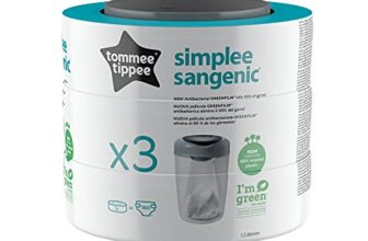 Tommee Tippee Nachfüllkassetten für Simplee Windelentsorgungssystem, 3-er Set, sich nur zur Verwendung in Simplee-Sangenic-Windeleimern