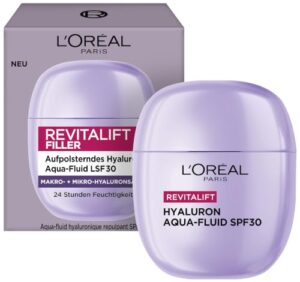L’Oréal Paris Hyaluron Aqua-Fluid LSF 30, aufpolsternd & schützend, 40ml