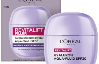 L’Oréal Paris Hyaluron Aqua-Fluid LSF 30, aufpolsternd & schützend, 40ml