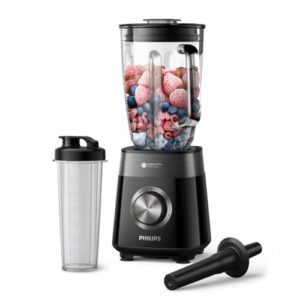 Philips Standmixer 5000 Serie, Schwarz, 1200W