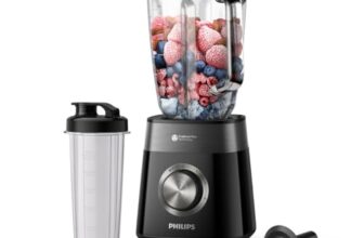 Philips Standmixer 5000 Serie, Schwarz, 1200W