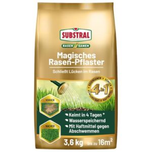 Substral Magisches Rasenpflaster 3,6 kg Nachsaat Rasen Mischung