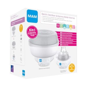 MAM 6in1 Sterilisator & Express Babykosterwärmer, Flaschenwärmer, Set