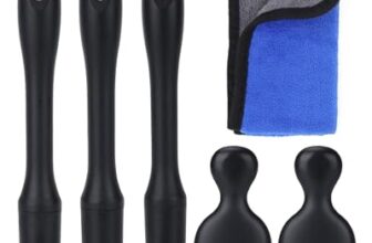Acual Auto Detailing Pinsel, Auto Reinigungsset 6pc, Staubentfernungsbürste
