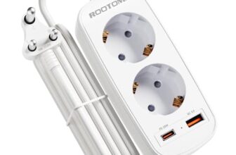 Reiseadapter Indien 2-Fach mit PD20W USB Schnellladung