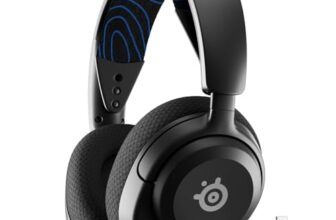 SteelSeries Arctis Nova 5P Wireless PS5 Gaming Headset – Für PS5, PC, Handy – Magnetische Neodym-Treiber – 100+ Audio Presets – 60 Std. Akkulaufzeit – 2,4 GHz oder BT-ClearCast Gen2.X Mik