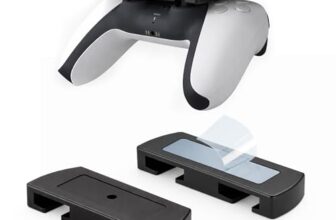 NewGround Designs Controller Halterung Untertisch (2 Stück) für PS5 & PS4 Controller – Schrauben oder Kleben Controllerhalter unterm Tisch Controllerhalterung Under Desk Holder