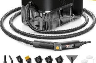 Gautye Dampfreiniger 3 stufig verstellbarer Griff, 10 Sekunden Aufheizzeit