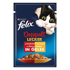 FELIX So gut wie es aussieht Doppelt Lecker in Gelee, mit Rind, 26 x 85g