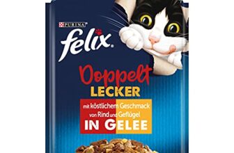 FELIX So gut wie es aussieht Doppelt Lecker in Gelee, mit Rind, 26 x 85g