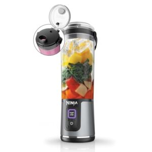 Ninja Blast tragbarer Mixer & Smoothie Maker, 530-ml-Becher, Schwarz