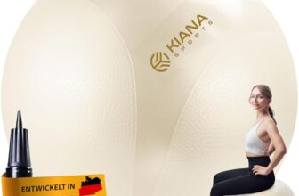 KIANA SPORTS Gymnastikball & Sitzball – Yoga Ball für Fitness & Büro