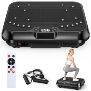 Dskeuzeew Vibrationsplatte für Frauen Klein Fitnessgeräte Zuhause Abnahmen