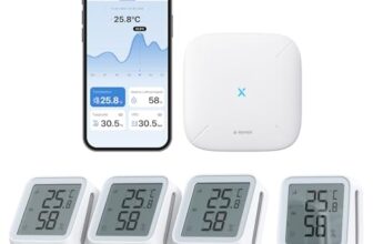 X-Sense WLAN Hygrometer Thermometer Innen mit LCD-Display, STH0A41