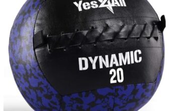 Yes4All B42T Medizinball Wall Ball 9 kg Gewichtsball Weicher aus Leder für Ganzkörpertraining und Kraftübungen, Marine-Tarnmuster