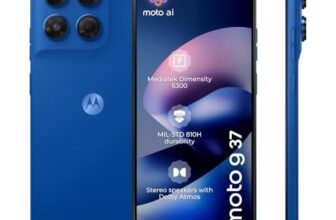Moto g37 Smartphone 50-MP-Kamera 4-128GB Blau