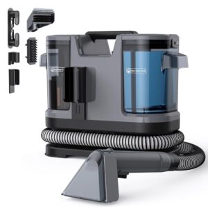 Lubluelu Nasssauger Polsterreiniger Gerät 600 W, 22 kPa Waschsauger Grau