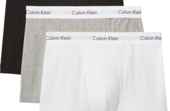 Calvin Klein Herren 3p Low Rise Trunk Boxershorts, (Schwarz/Grey/White) (3-er pack) Gr.XL